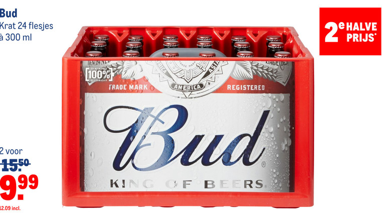 Bud   krat bier folder aanbieding bij  Makro - details