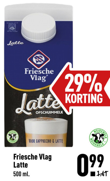 Friesche Vlag   koffiemelk folder aanbieding bij  Aldi - details