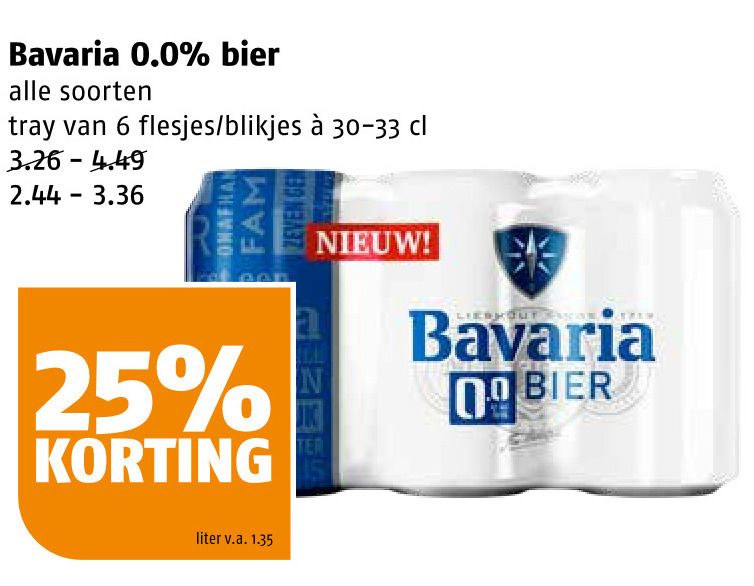 Bavaria Alcoholvrij Bier Folder Aanbieding Bij Poiesz - Details