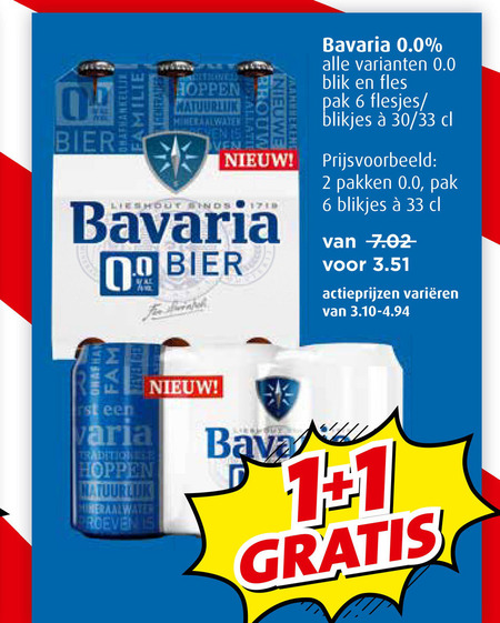 Bavaria Alcoholvrij Bier Folder Aanbieding Bij Boni - Details