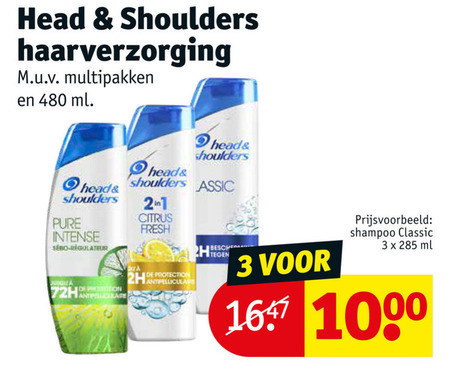 Head and Shoulders   shampoo folder aanbieding bij  Kruidvat - details