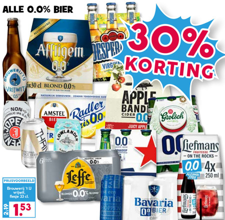 Heineken 0.0 Alcoholvrij Bier, Blikje Bier Folder Aanbieding Bij Boons ...