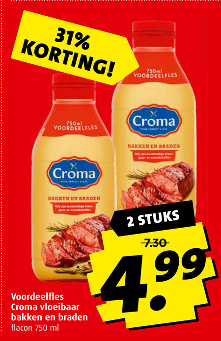 Croma   olie en vetten folder aanbieding bij  Boni - details