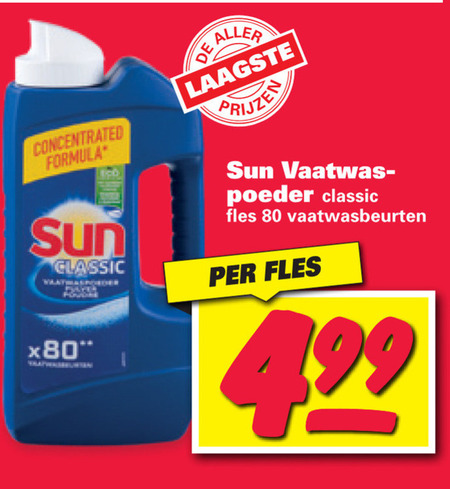 Sun   vaatwasmiddel folder aanbieding bij  Nettorama - details