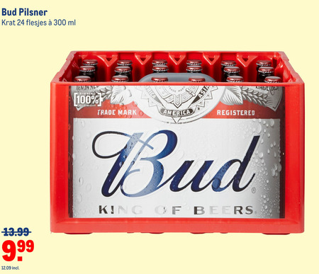 Bud   krat bier folder aanbieding bij  Makro - details