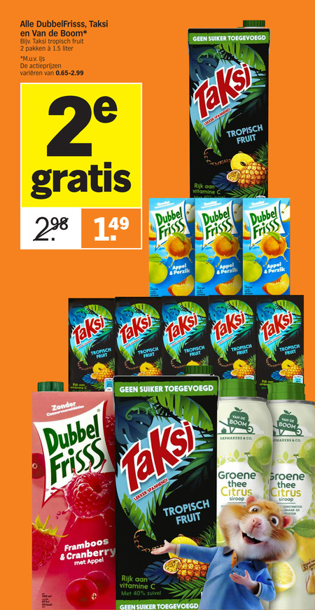 Van De Boom Fruitdrank Folder Aanbieding Bij Albert Heijn Details