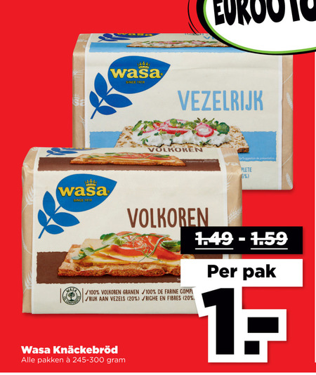 Wasa Knackebrod Folder Aanbieding Bij Plus Details