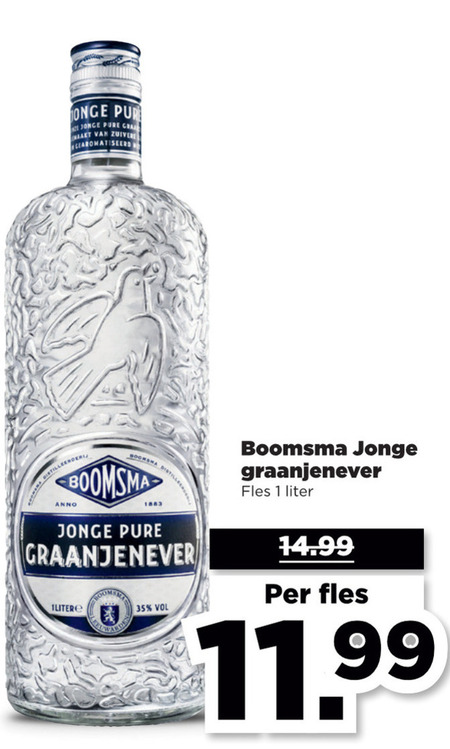 Boomsma   jenever folder aanbieding bij  Plus - details