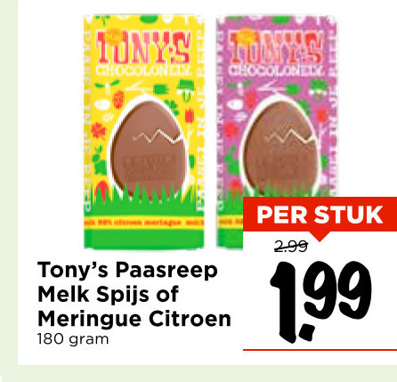 Tony Chocolony   chocolade folder aanbieding bij  Vomar - details