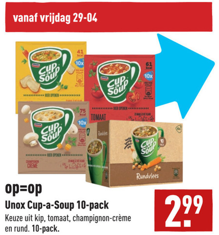 Cup a Soup   soep folder aanbieding bij  Aldi - details