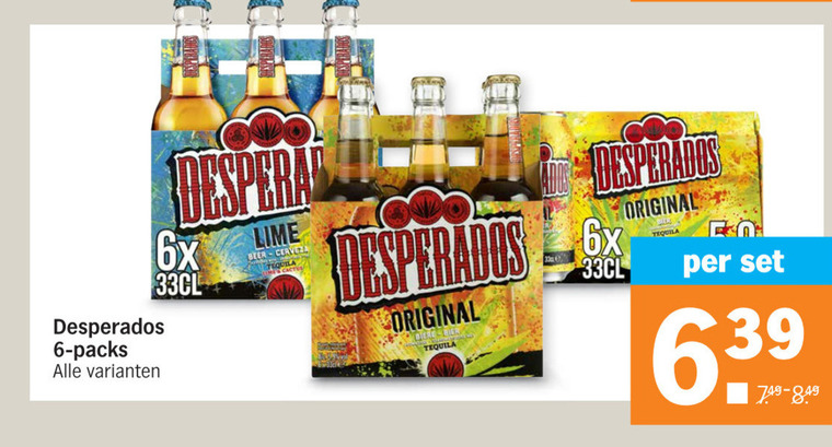 Desperados   speciaalbier folder aanbieding bij  Albert Heijn - details