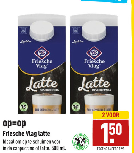 Friesche Vlag   koffiemelk folder aanbieding bij  Aldi - details