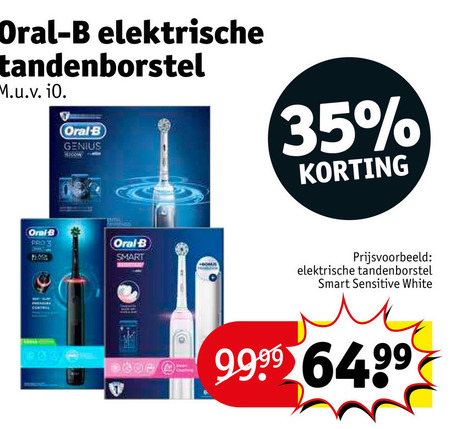 Spotlijster Vervolgen Niet genoeg Braun Oral-B electrische tandenborstel folder aanbieding bij Kruidvat -  details