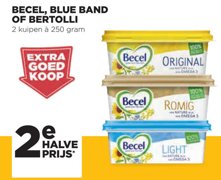 Becel   margarine folder aanbieding bij  Jumbo - details