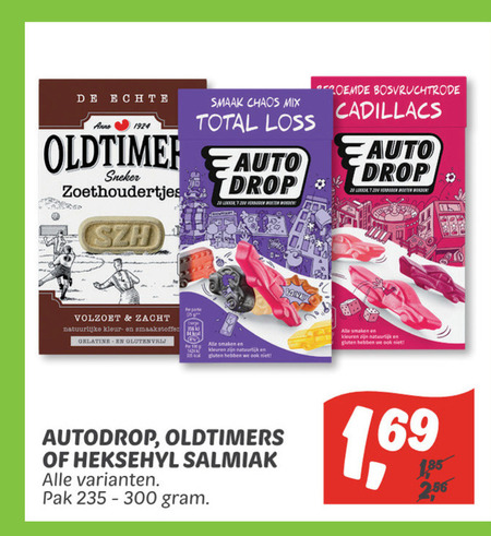 Autodrop snoep, drop folder aanbieding bij Dekamarkt - details