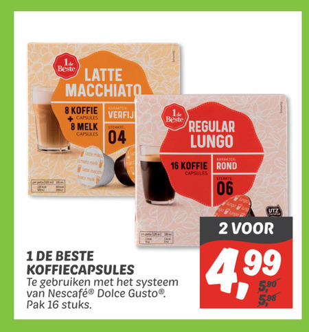 1 De Beste   dolce gusto capsules folder aanbieding bij  Dekamarkt - details