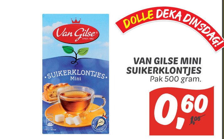 Van Gilse   suiker folder aanbieding bij  Dekamarkt - details