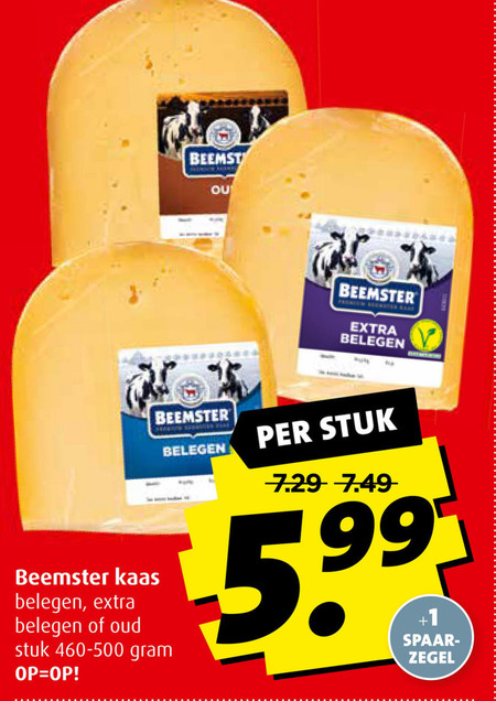 Beemster Kaas Folder Aanbieding Bij Boni - Details