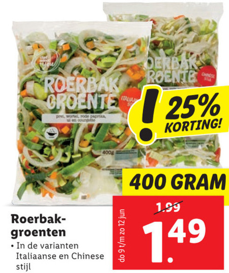 Bemiddelen interieur hemel groentenpakket folder aanbieding bij Lidl - details