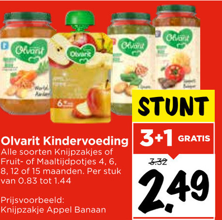 Olvarit   babyvoeding folder aanbieding bij  Vomar - details