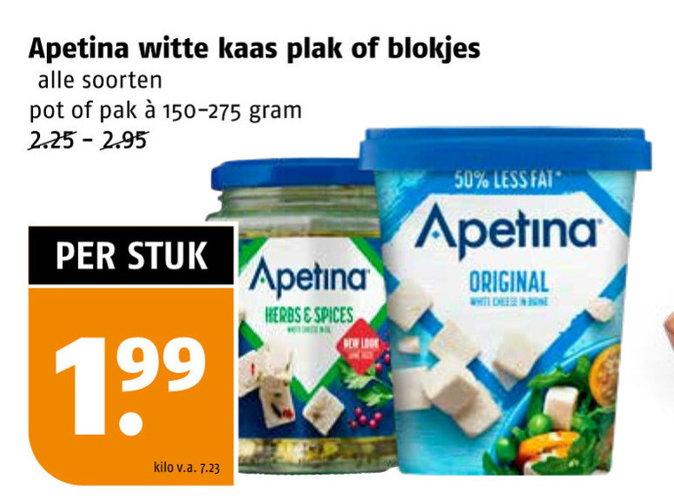 Apetina   feta folder aanbieding bij  Poiesz - details