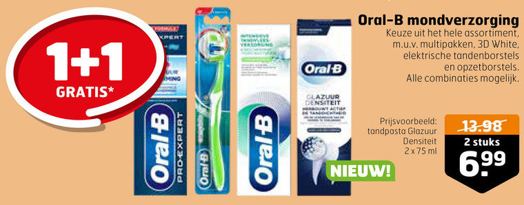 Oral-B Tandenborstel, Tandpasta Folder Aanbieding Bij Trekpleister ...