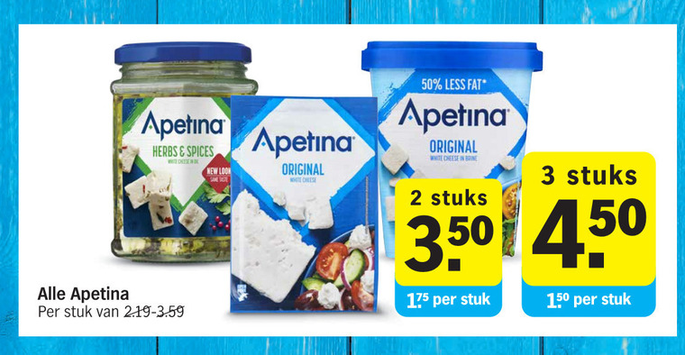 Apetina   feta folder aanbieding bij  Albert Heijn - details