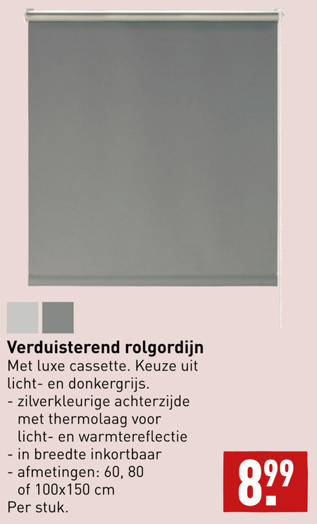 lippen Geliefde US dollar rolgordijn folder aanbieding bij Aldi - details