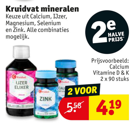 Tegenslag De Kamer breedtegraad Kruidvat Huismerk voedingssupplement folder aanbieding bij Kruidvat -  details