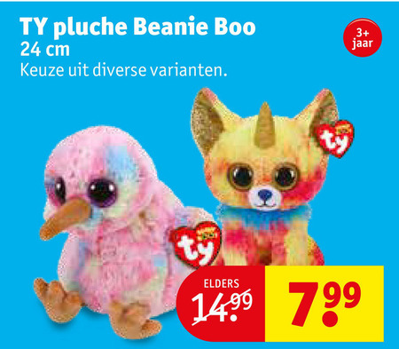 Ty Beanie Boo en knuffels folder aanbieding bij Kruidvat - details