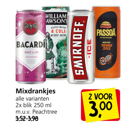 Bacardi   mixdrank folder aanbieding bij  Jan Linders - details