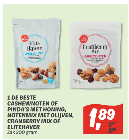 cashewnoten, studentenhaver folder aanbieding bij Dekamarkt - details