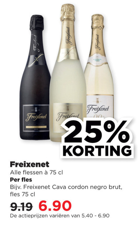 Freixenet   champagne sparkling wijn folder aanbieding bij  Plus - details