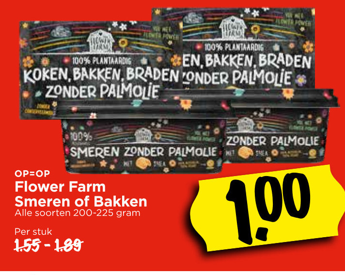 Flower Farm   olie en vetten, margarine folder aanbieding bij  Vomar - details