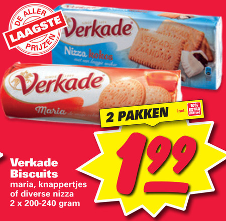 Verkade   biscuits folder aanbieding bij  Nettorama - details