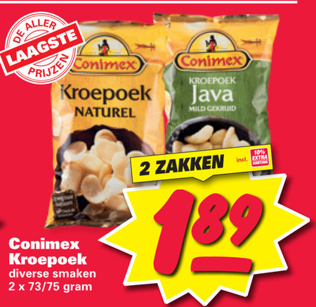 Conimex   kroepoek folder aanbieding bij  Nettorama - details