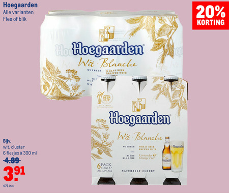 Hoegaarden   witbier folder aanbieding bij  Makro - details