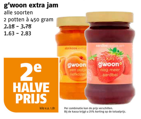 Gwoon   jam folder aanbieding bij  Poiesz - details