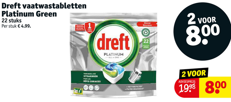 Dreft   vaatwasmiddel folder aanbieding bij  Kruidvat - details