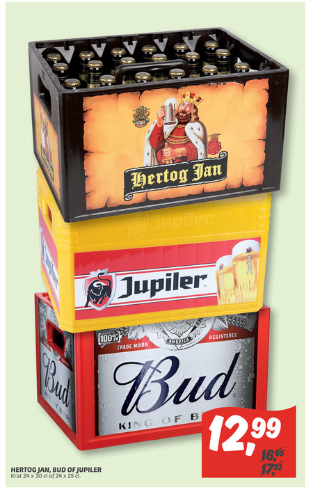 Bud   krat bier folder aanbieding bij  Dekamarkt - details