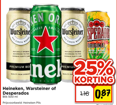 Heineken Speciaalbier Blikje Bier Folder Aanbieding Bij Vomar Details