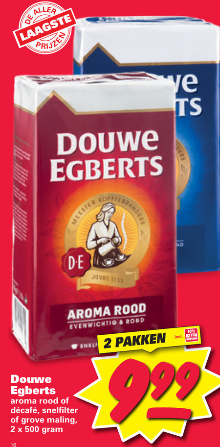 Douwe Egberts Koffie Folder Aanbieding Bij Nettorama Details