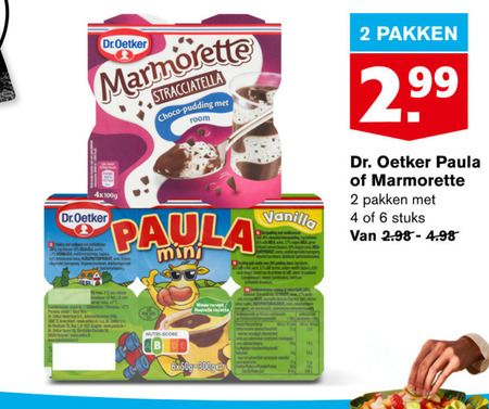 Dr Oetker   toetje folder aanbieding bij  Hoogvliet - details