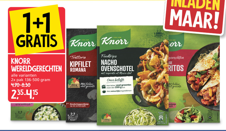 Knorr   maaltijdmix folder aanbieding bij  Jan Linders - details