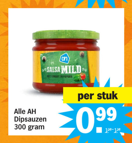 Albert Heijn Huismerk   dipsaus folder aanbieding bij  Albert Heijn - details