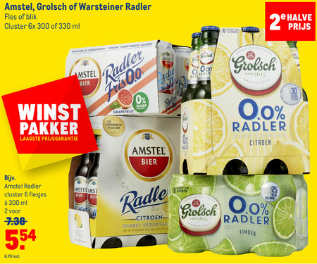 Grolsch   radler bier folder aanbieding bij  Makro - details