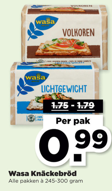 Wasa Knackebrod Folder Aanbieding Bij Plus Details