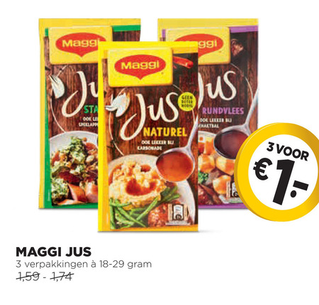 Maggi   jus folder aanbieding bij  Jumbo - details