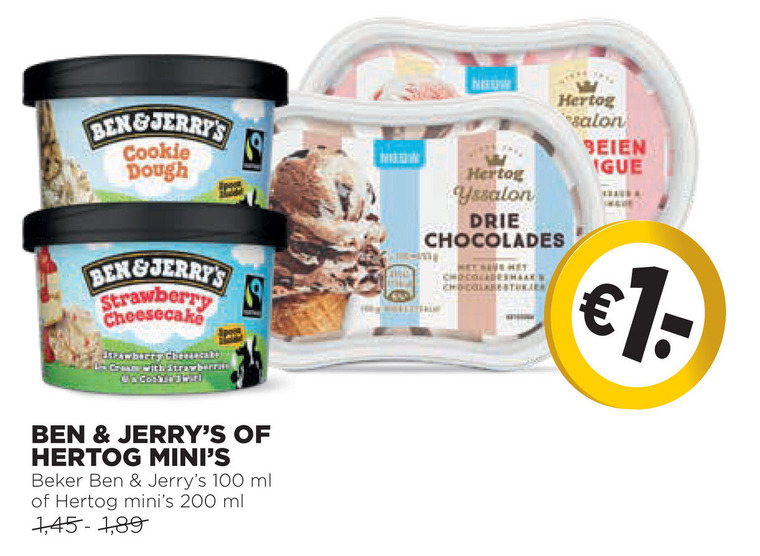 Ben and Jerrys   ijsspecialiteit folder aanbieding bij  Jumbo - details