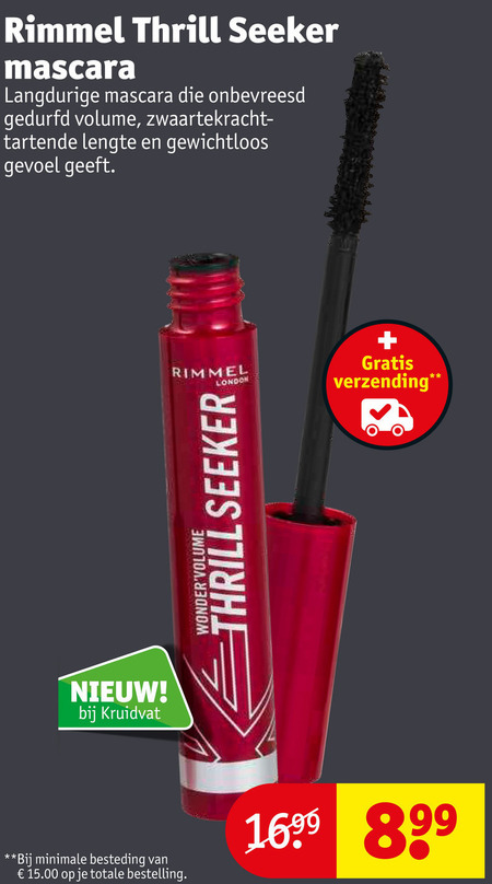 Rimmel mascara folder aanbieding - details